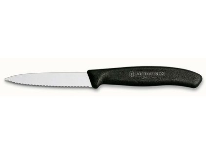 nůž 8cm kuch.VLNKA, ČERNÝ, VICTORINOX