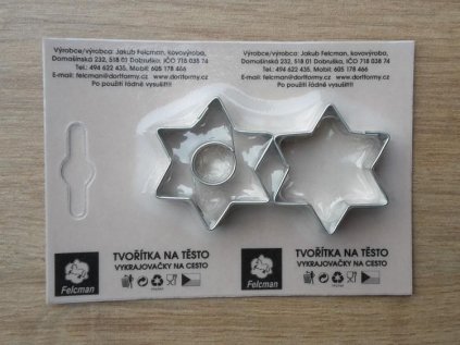 vykr. 0871 Hvězd.malé, 3,6cm, 2ks /b.SKIN/