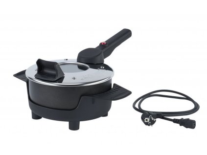 remoska PRIMA GLASS, d22x10cm, 2,0l, sklo, P31F