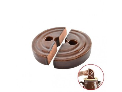 těžítko 10l zeláku, d17,5cm glaz.keramika