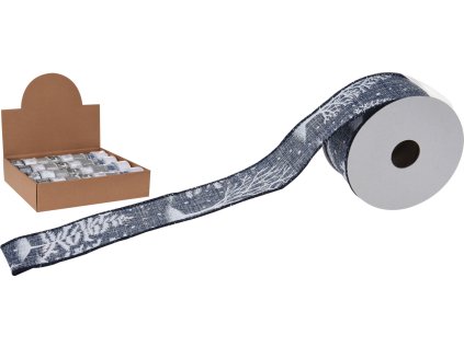 stuha text. 4,0cm x 2,7m, 6druhů, dárková