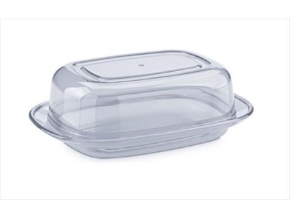 máslenka transparentní, čirá, plast