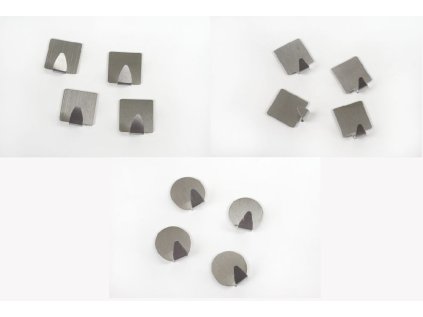 háček- 4ks-různé druhy, 4,5cm, velký, NR, samolepící