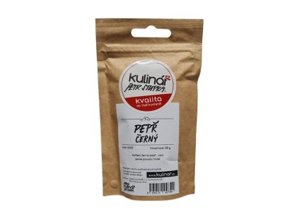 koření-"K"-PEPŘ ČERNÝ M, CELÝ, sáček-50g QQ