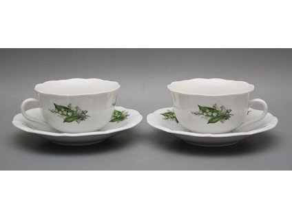 šapo 350ml, 1ks, KONVALINKY, čes.porcelán