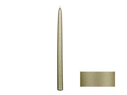 Svíčka PEGAS STRUKTUR KÓNICKÁ škrábaná 29cm