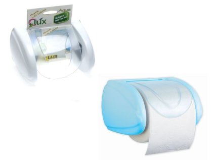 držák WC papíru s klapkou, celoplast