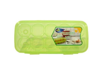 box 10ks vajec uzav., 27x12x7,5cm,transp.plast