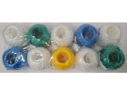 motouz 50g PP, 25m, dTEX 20000, CZ, barevný