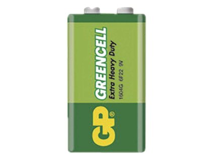 Zinková baterie GP Greencell 9V (6F22), 1 ks