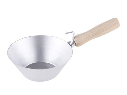 Naběračka zednická ocel FESTA 160mm dřevěná ručka
