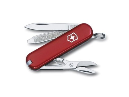 nůž 7-funkcí CLASSIC, červ. , 58mm, VICTORINOX