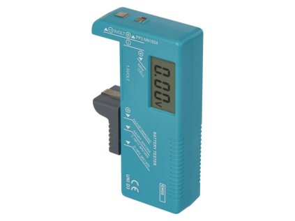 Univerzální tester baterií (AA, AAA, C, D, 9V, knoflíkových)