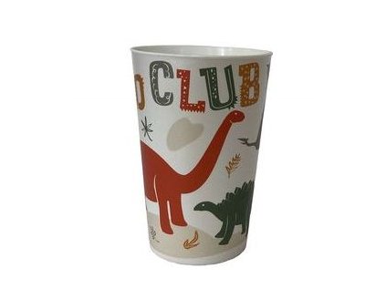 kelímek 0,34l DINO CLUB, oranž, plast