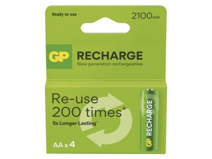 Nabíjecí baterie GP Recharge 2100 AA (HR6) 4ks