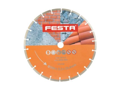 Kotouč diamantový FESTA segment 300x3.5x25.4mm
