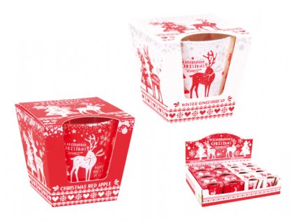 Svíčka ve skle SCANDINAVIAN CHRISTMAS vonná 115g