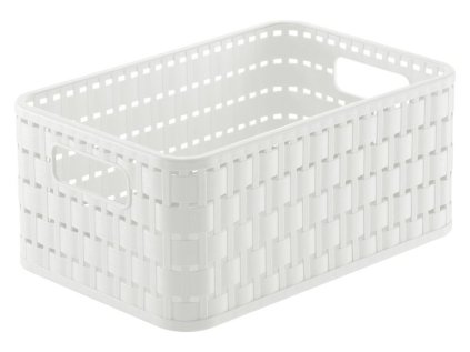 koš-box 4,0l bílý COUNTRY A 6, 23,7x15,8x10,8, plast