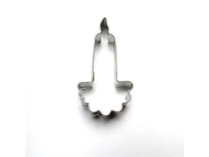 vykr. 0338 Svíčka vánoční, 3,5x5,5cm