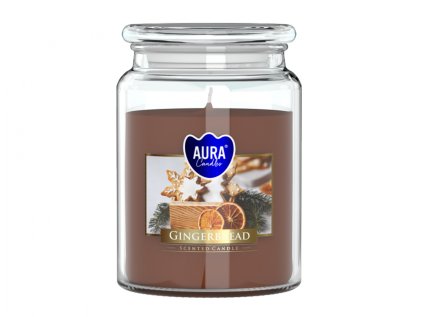 Svíčka v skle PERNÍK vonná 500g