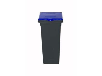 koš odp.20l FLAP BIN černý, modré víko, tříd.odp.,plast