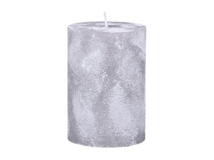 Svíčka rustikální DIAMOND d7x9cm - benátský štuk