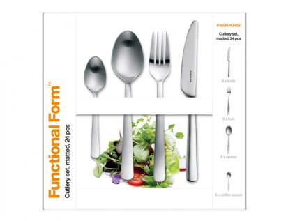 Souprava příborů FISKARS FUNCTIONAL FORM mat 24ks 1071624
