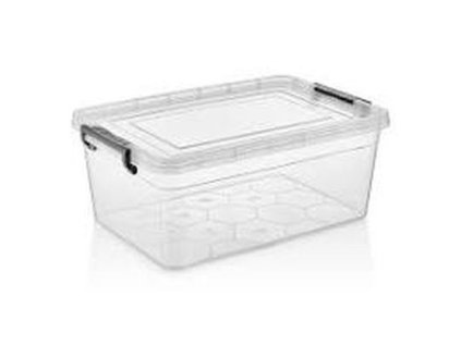 box 14,0l CLEAR 39x28x18cm, plast