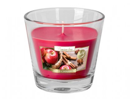Svíčka ve skle AURELIA JABLKO-SKOŘICE 160g