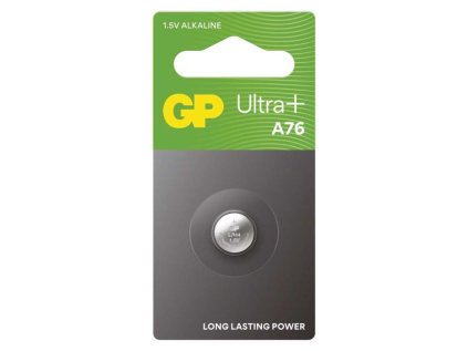 Alkalická knoflíková baterie GP A76F (LR44), 1 ks
