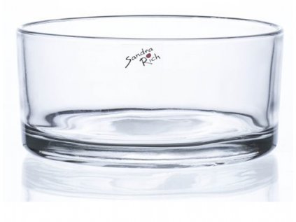 Miska KLASIK strojní výroba skleněná d16x7,5cm