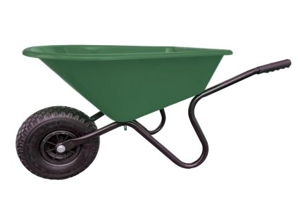 kolečko dětské KID zelené, pvc korba 20 litrů