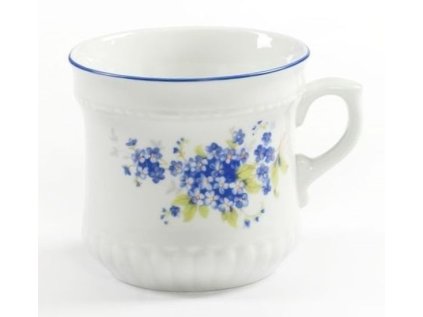 hrnek 370ml PERL.VELKÝ-POMNĚNKY, čes.porcelán