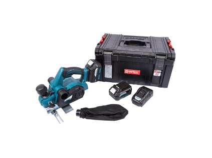 XTLINE Aku hoblík 18 V + 2 baterie 5.0 Ah + nabíječka 3.5 A + box