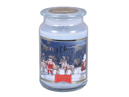 Svíčka ve skle CHRISTMAS TREE vonná 700g