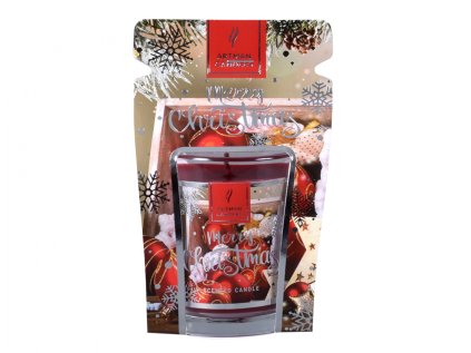 Svíčka ve skle FOR YOU Honey with vanilla vonná 130g
