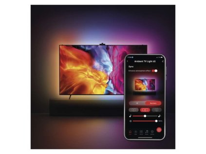 GoSmart Ambientní LED RGB osvětlení za TV 65“ (164 cm)