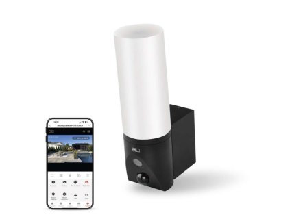GoSmart Venkovní otočná kamera IP-310 TORCH s WiFi a světlem, černá