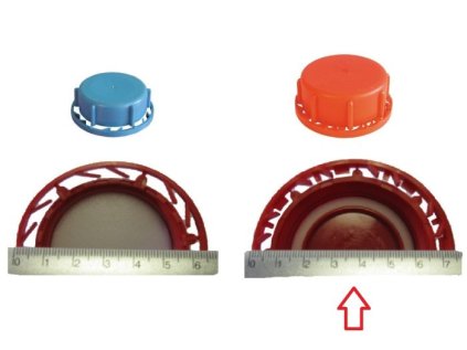ND-uzávěr 15,20,25,40,50l K63 kanystru