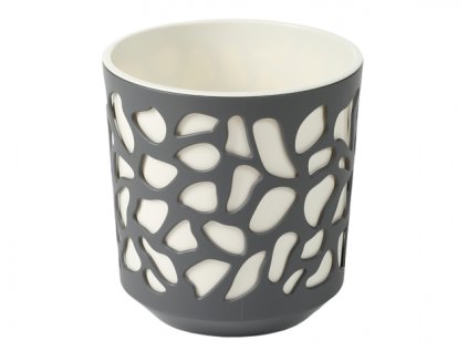 Obal na květník DUET plastový d14x15cm