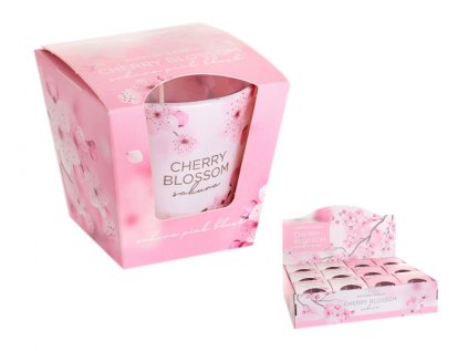 Svíčka ve skle CHERRY BLOSSOM-SAKURA BLUSH vonná 115g