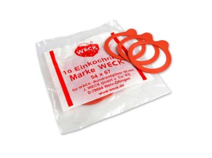 WECK gumička-10ks-pro skl.WECK d 60 (54x67mm)