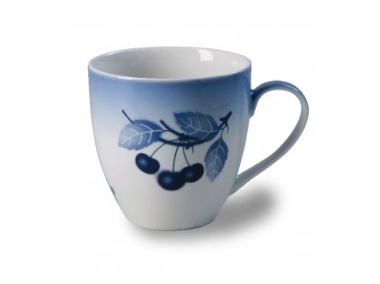 hrnek 670ml KLÁRA, modré třešně, čes.porcelán