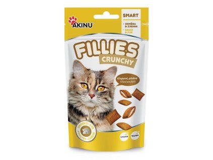 FILLIES Drůbeží se sýrem plněné kapsičky pamlsek pro kočky 50 g