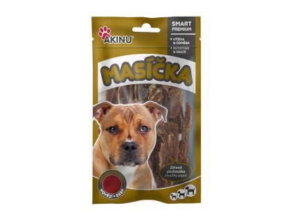 MASÍČKA Hovězí stripsy pamlsek pro psy 75 g
