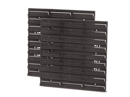 Montážní panel BINEER BOARD 2ks, 386x18x390 mm - barva: černá