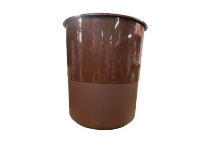 koš odp.13l kancel.plný HNÉDÝ, d27x30cm, plast