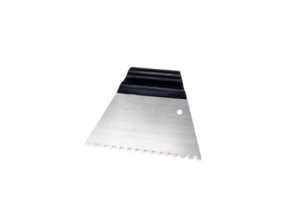Stěrka na lepidla nerezová zub 6x6 š.180mm 0516