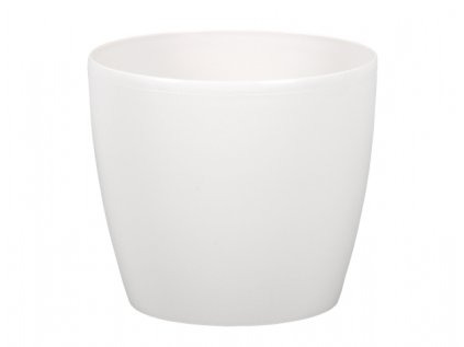 Obal na květník MAGNOLIA plastový lesklý d18x16cm
