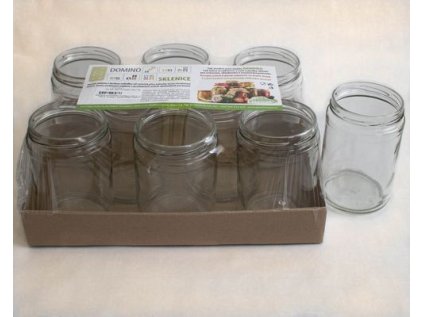 sklen.zavař. 580ml- 8ks-ELEGANT 262g, TO82